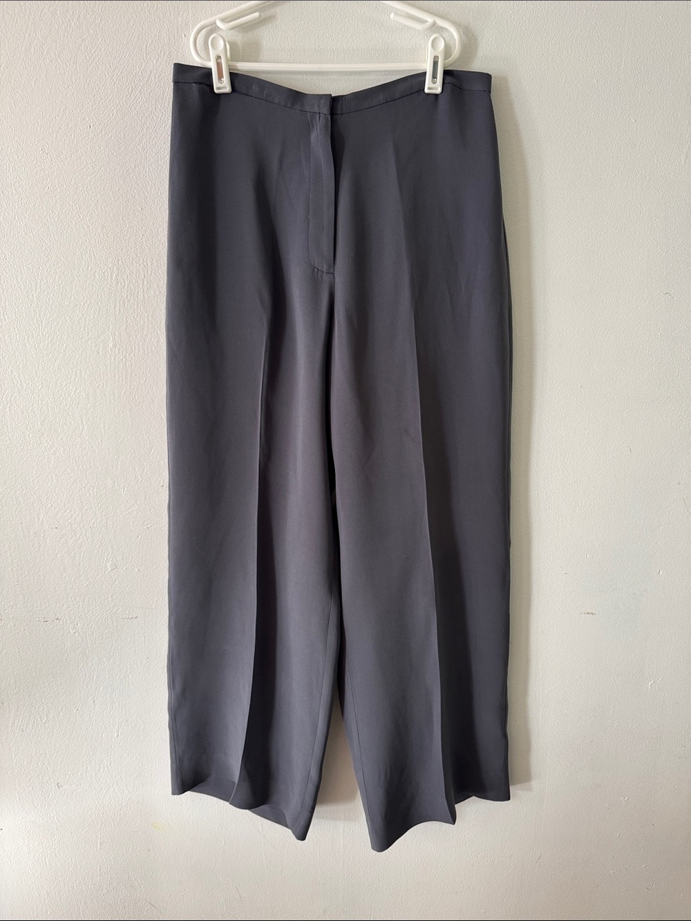 Eileen Fisher Dark Gray Wide Leg Pants Sz PS